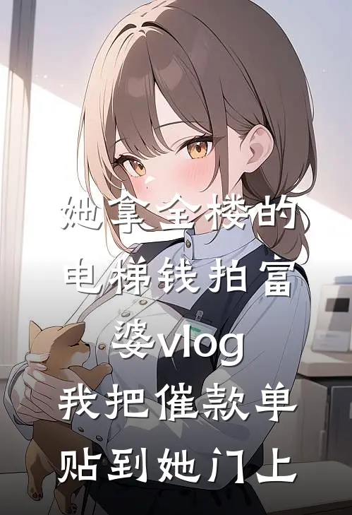 她拿全楼的电梯钱拍富婆vlog，我把催款单贴到她门上