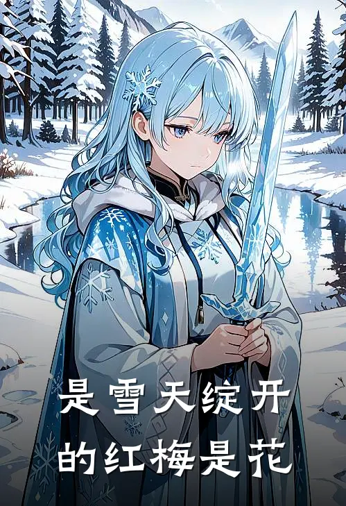 是雪天绽开的红梅是花