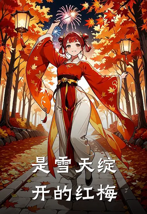 是雪天绽开的红梅