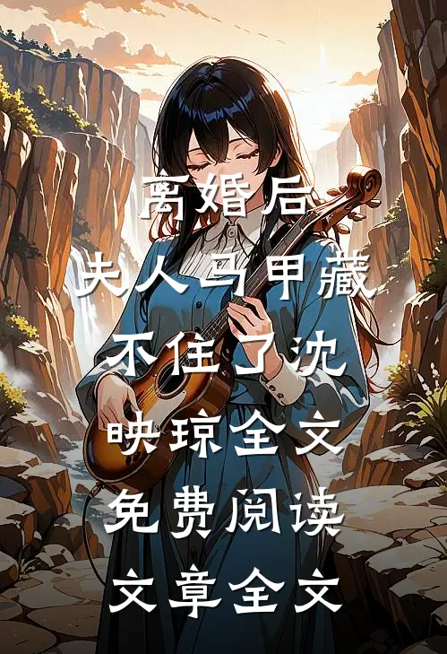 离婚后,夫人马甲藏不住了沈映琼全文免费阅读文章全文