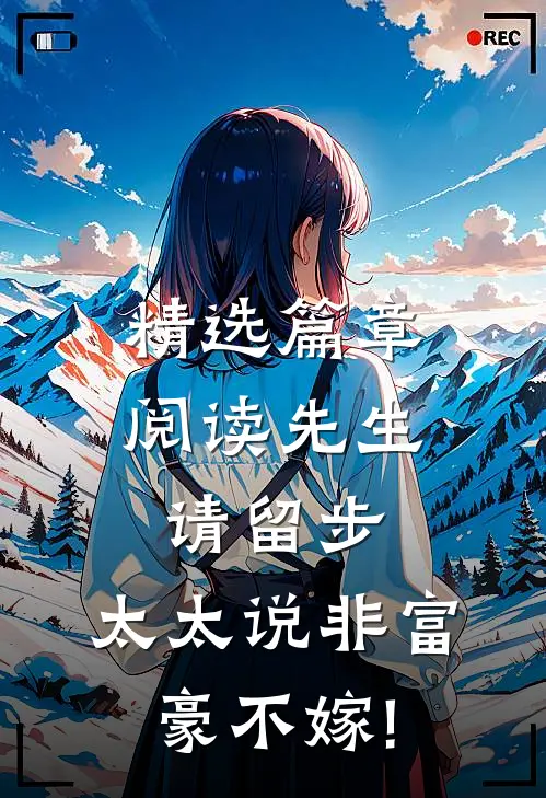 精选篇章阅读先生请留步,太太说非富豪不嫁!