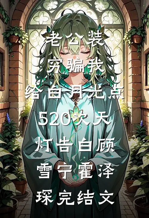 老公装穷骗我，给白月光点520次天灯告白顾雪宁霍泽琛完结文