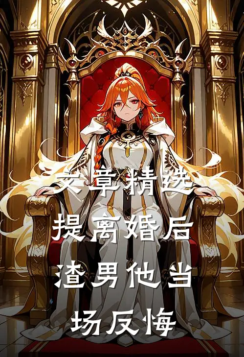 文章精选提离婚后，渣男他当场反悔