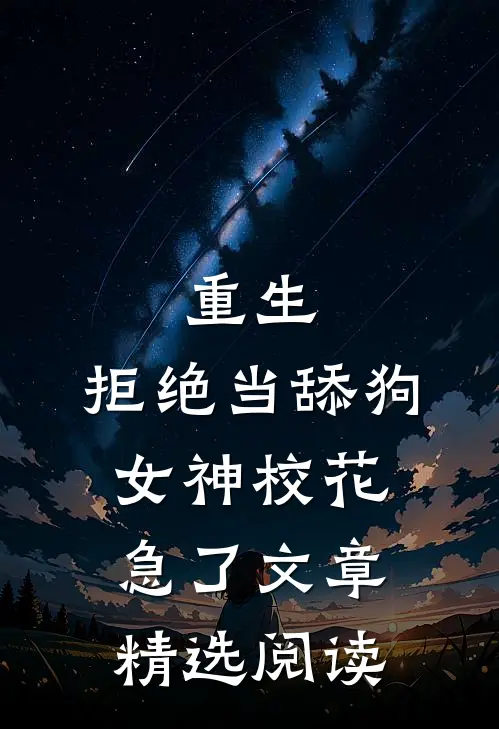 重生：拒绝当舔狗，女神校花急了文章精选阅读