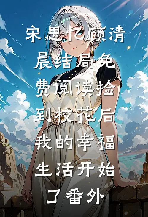 宋思忆顾清晨结局免费阅读捡到校花后，我的幸福生活开始了番外