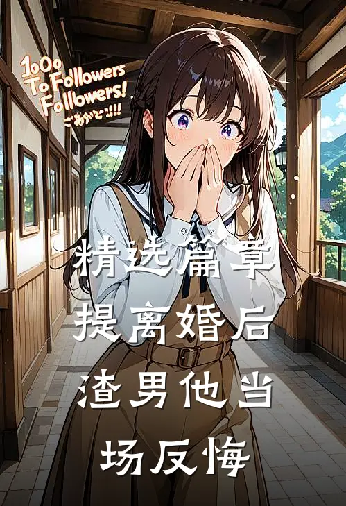 精选篇章提离婚后，渣男他当场反悔