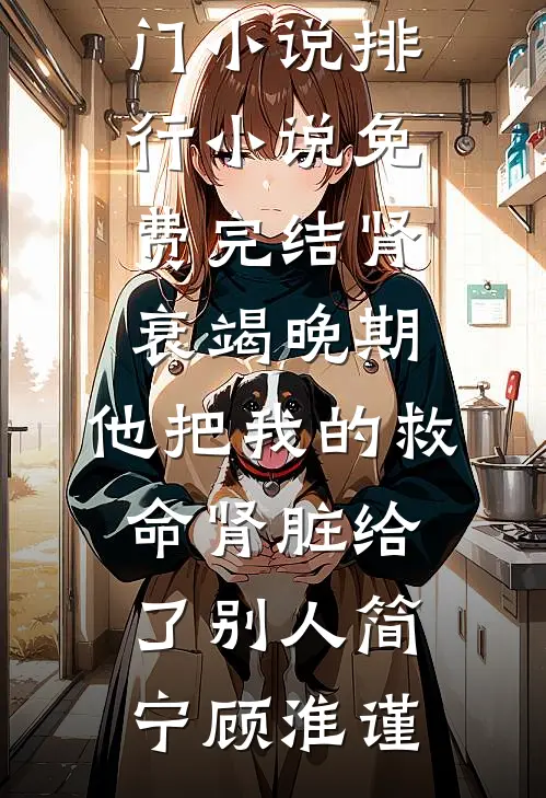 肾衰竭晚期，他把我的救命肾脏给了别人简宁顾淮谨热门小说排行_小说免费完结肾衰竭晚期，他把我的救命肾脏给了别人简宁顾淮谨