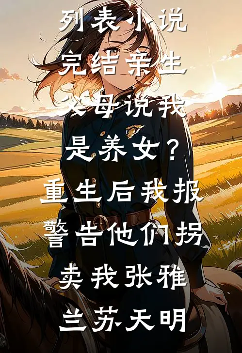 亲生父母说我是养女？重生后我报警告他们拐卖我(张雅兰苏天明)最新章节列表_小说完结亲生父母说我是养女？重生后我报警告他们拐卖我张雅兰苏天明