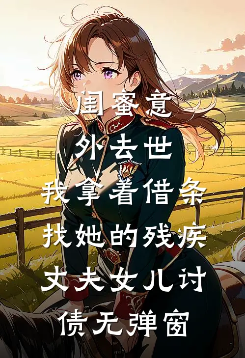闺蜜意外去世，我拿着借条找她的残疾丈夫女儿讨债无弹窗