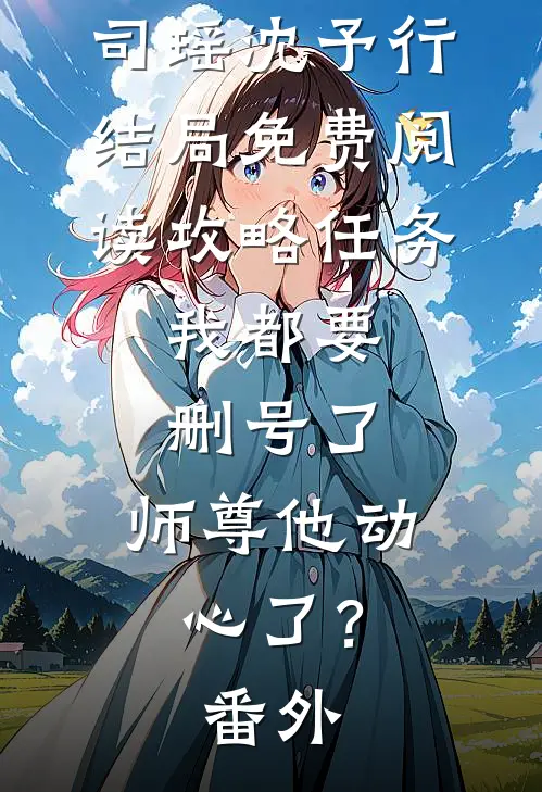 司瑶沈予行结局免费阅读攻略任务：我都要删号了，师尊他动心了？番外