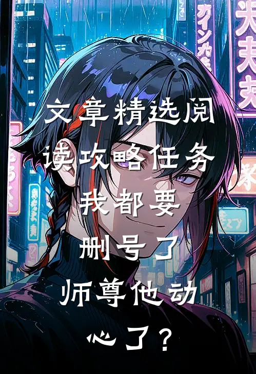 文章精选阅读攻略任务：我都要删号了，师尊他动心了？