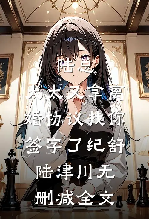 陆总，太太又拿离婚协议找你签字了纪舒陆津川无删减全文