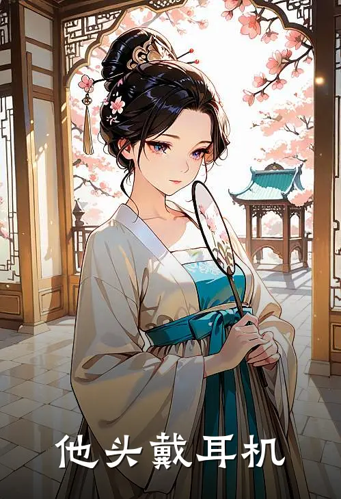 他头戴耳机线打结