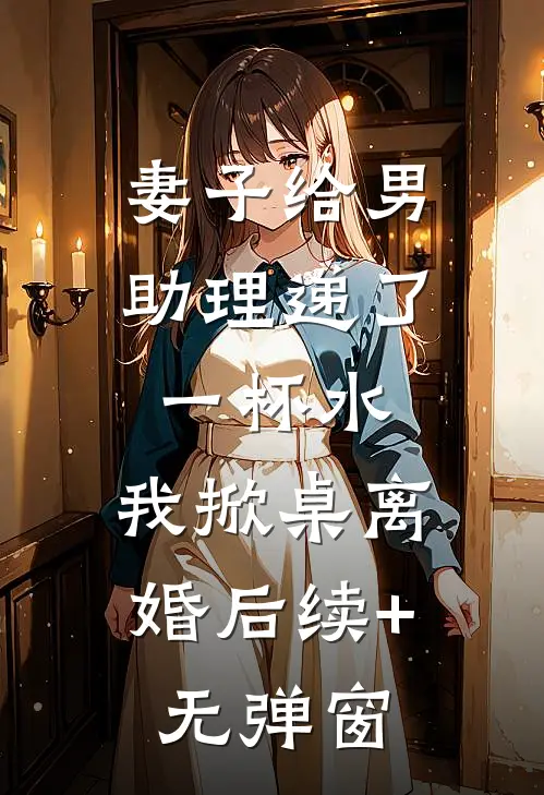 妻子给男助理递了一杯水，我掀桌离婚后续+无弹窗