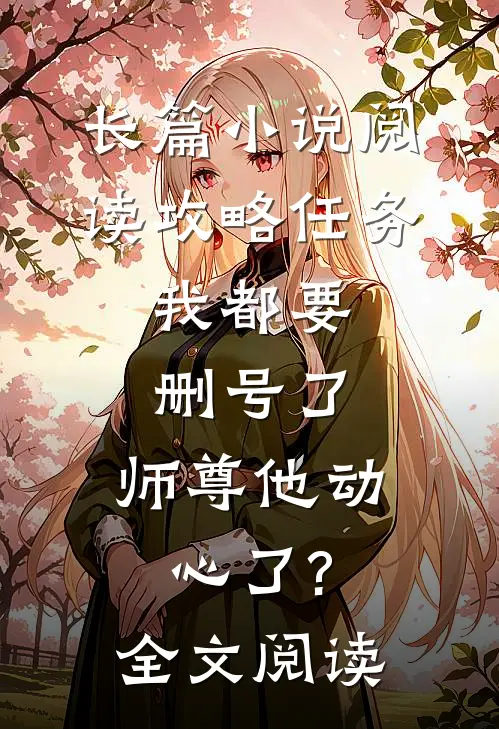 长篇小说阅读攻略任务:我都要删号了,师尊他动心了?全文阅读
