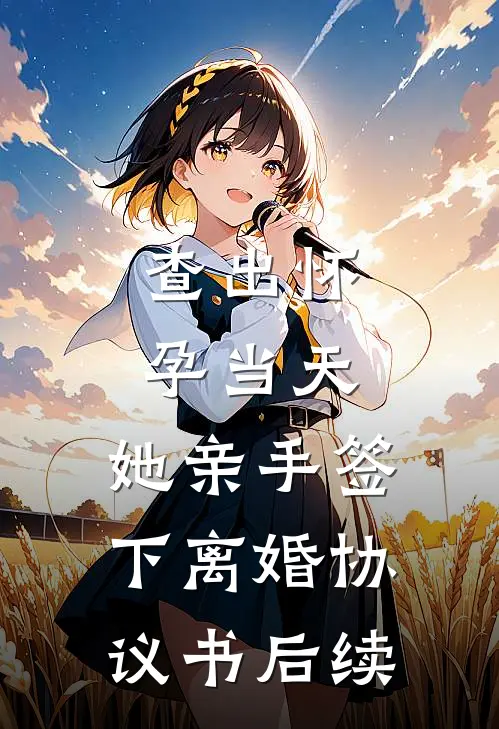 查出怀孕当天，她亲手签下离婚协议书后续