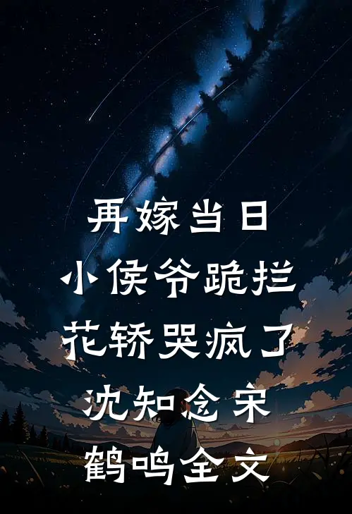 再嫁当日，小侯爷跪拦花轿哭疯了沈知念宋鹤鸣全文