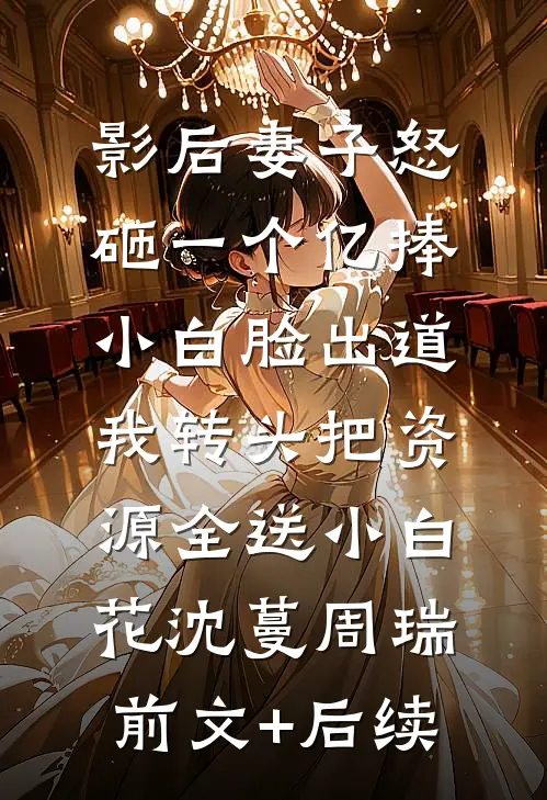 影后妻子怒砸一个亿捧小白脸出道，我转头把资源全送小白花沈蔓周瑞前文+后续